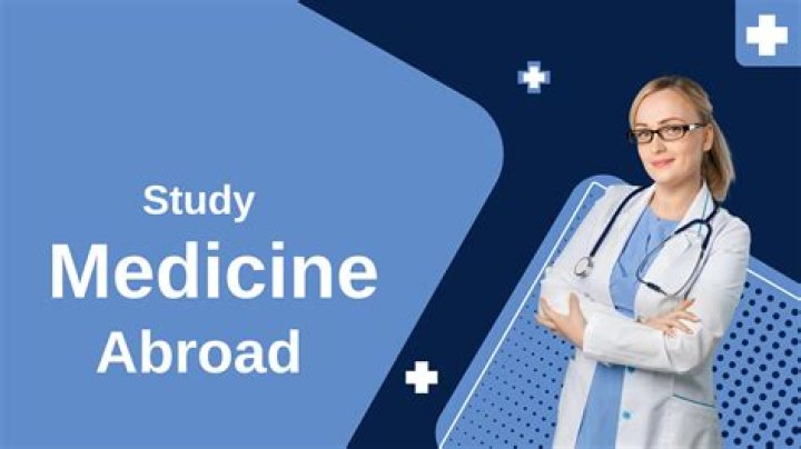 Where do Indians study medicine abroad?