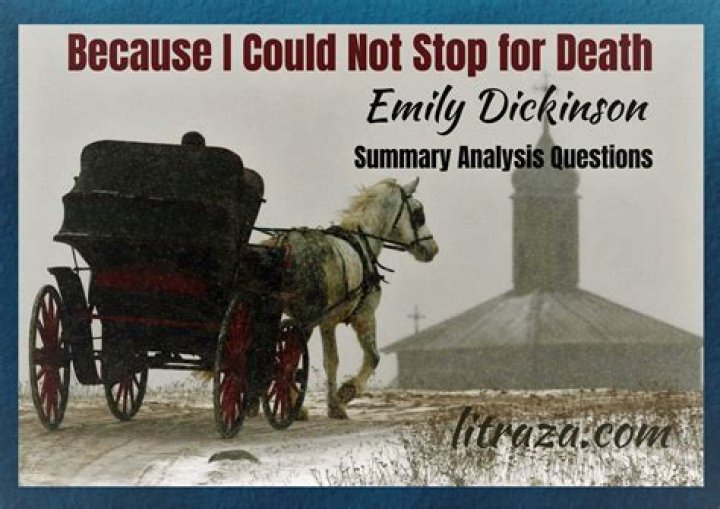 Who are the riders of the carriage in Because I could not stop for Death?