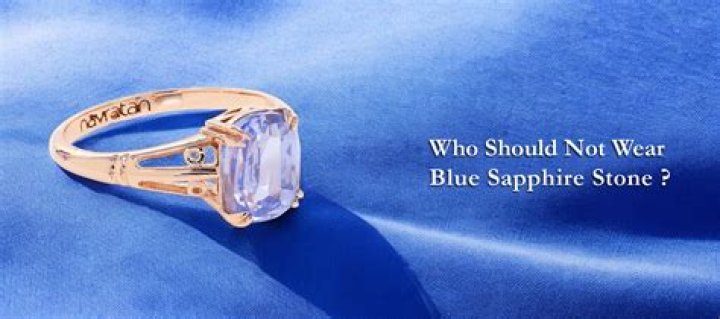 Who should wear a blue sapphire?