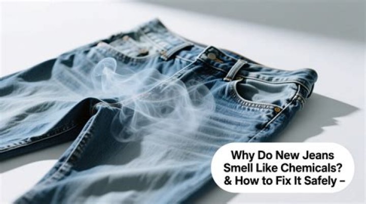 Why do my new jeans smell?