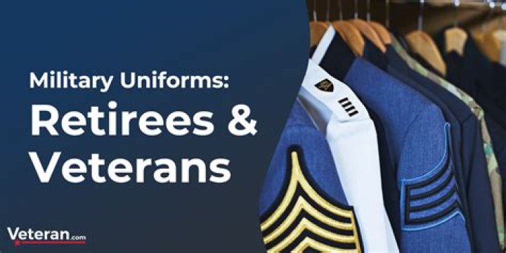 Why do veterans wear their uniforms in public?
